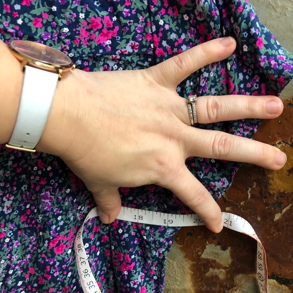 Sz M vintage Peter Pan collar maxi dress - Picture 6 of 7